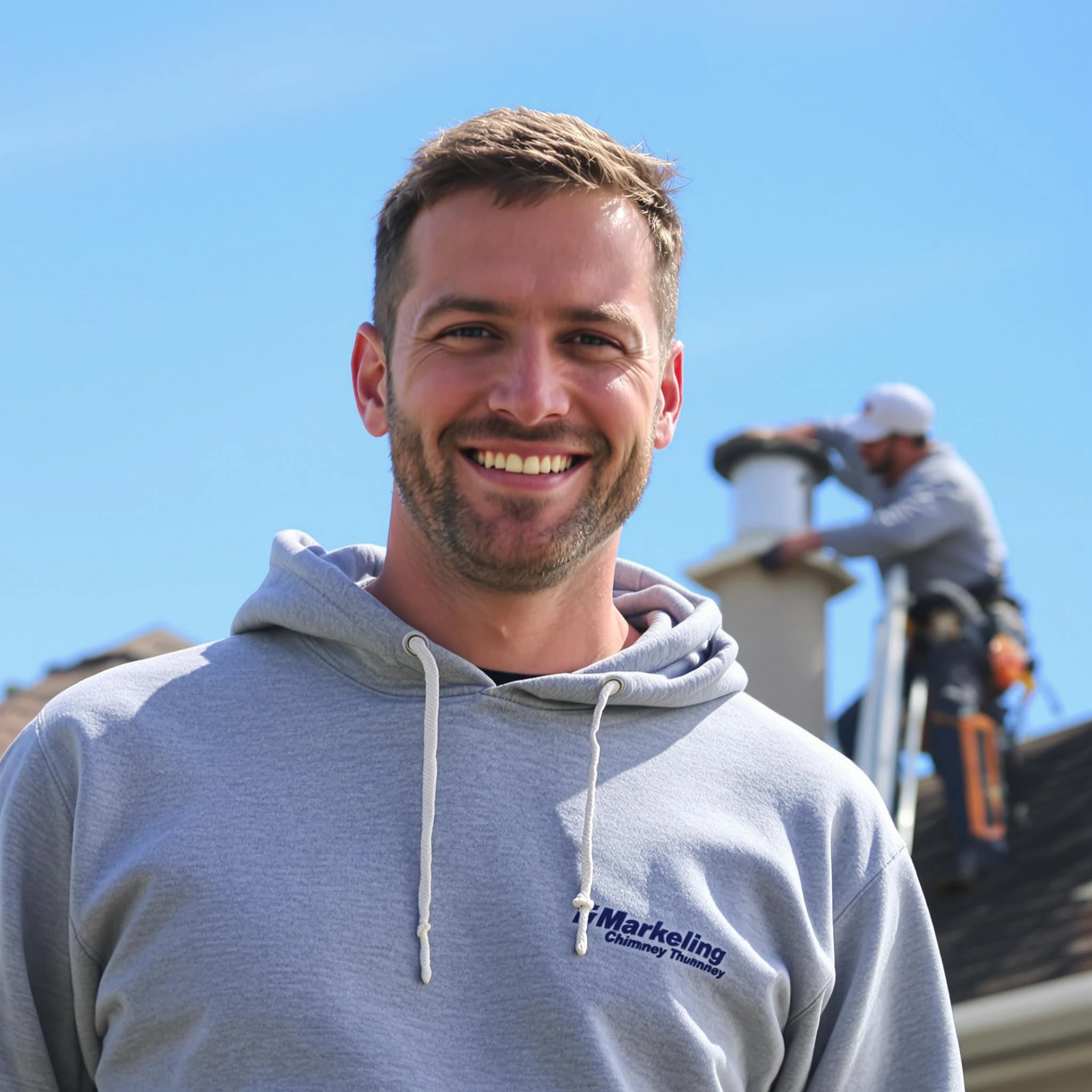 The Hoover Chimney Sweep team.