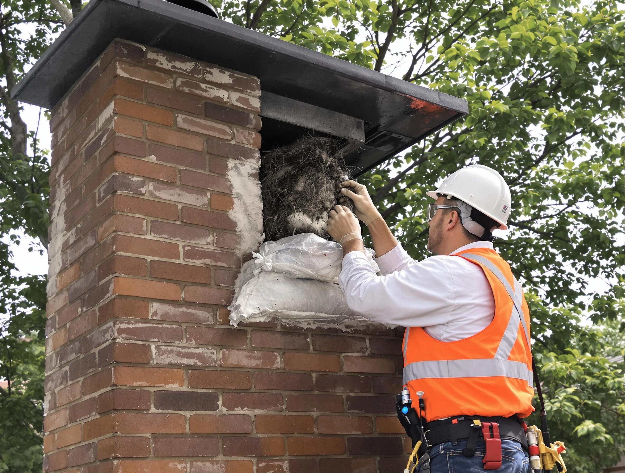 Humane removal of debris and animals by Hoover Chimney Sweep in Hoover, AL