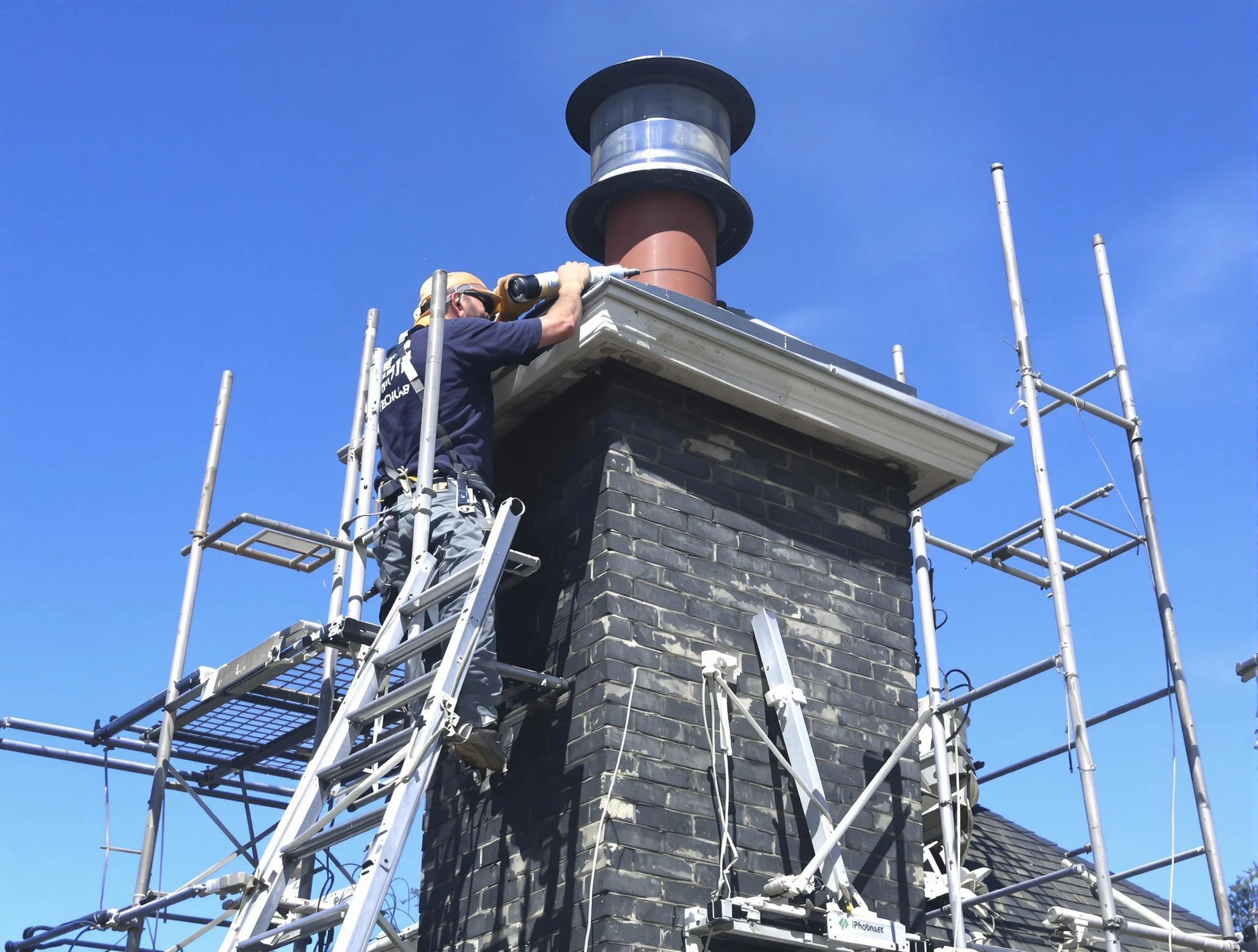 Sturdy chimney crown finished by Hoover Chimney Sweep in Hoover, AL