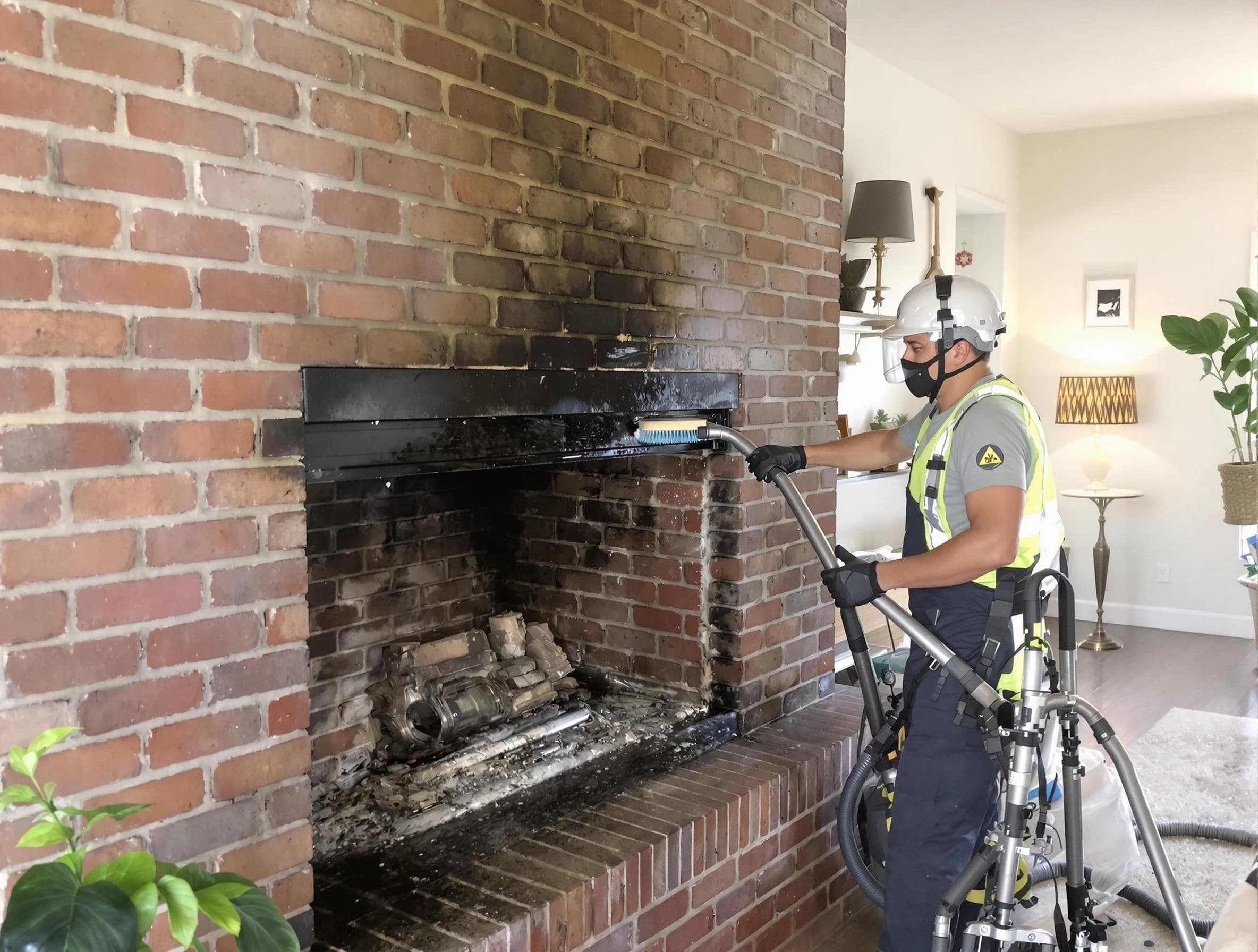 Hoover Chimney Sweep providing fireplace cleaning services in Hoover, AL