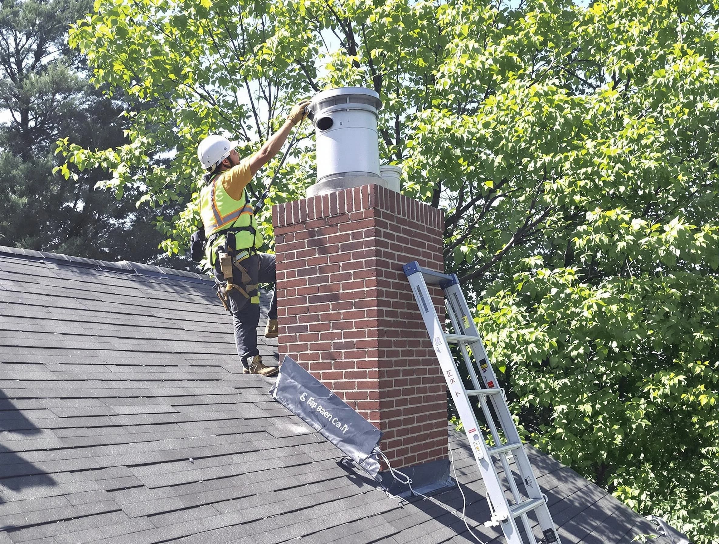 Chimney liner inspection by Hoover Chimney Sweep in Hoover, AL