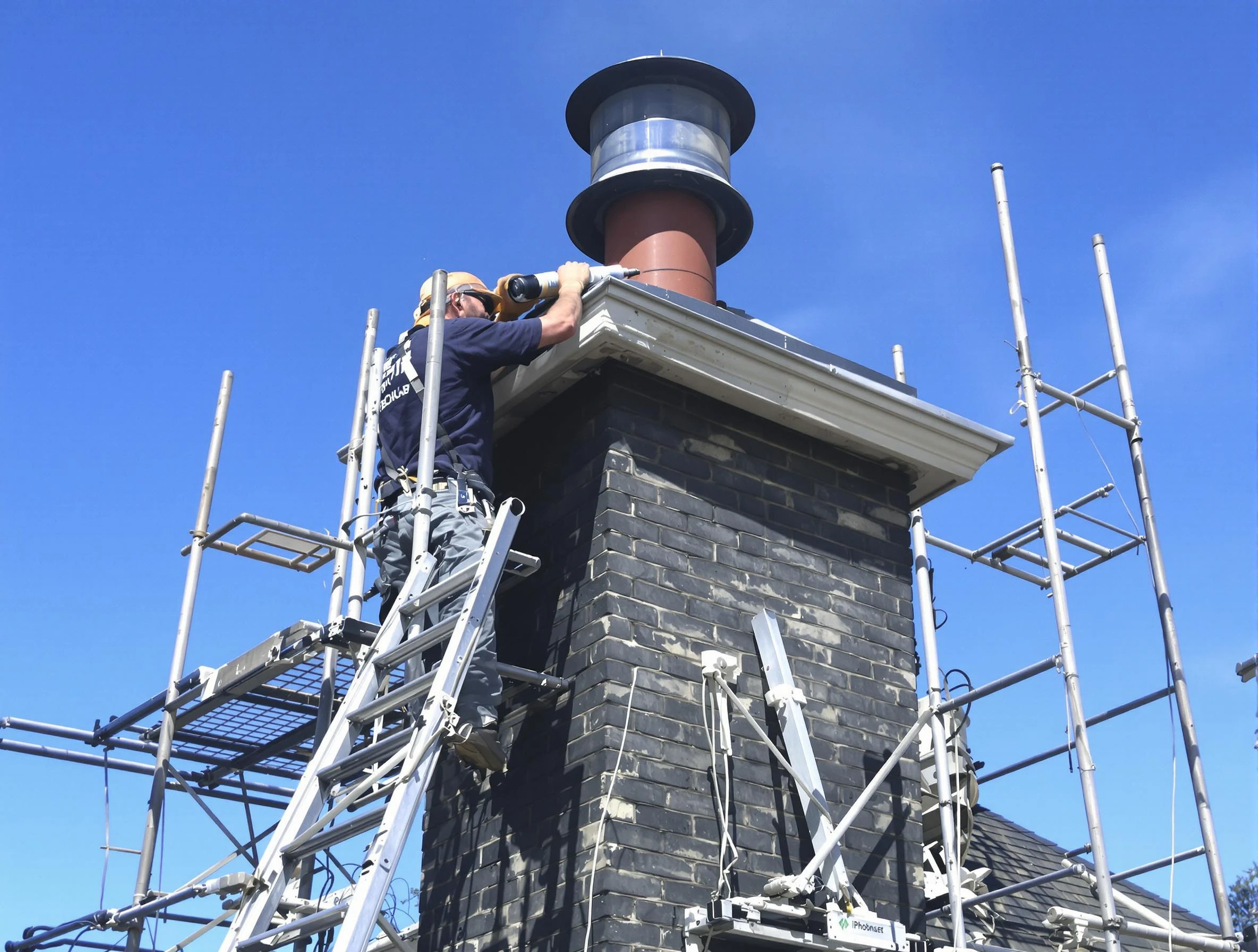 Sturdy chimney crown finished by Hoover Chimney Sweep in Hoover, AL
